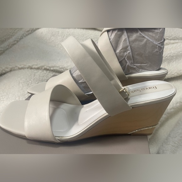 Franco Sarto Studio Ankle Strap Wedge Sandals - Picture 11 of 12